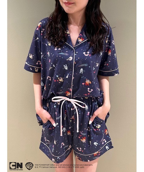 SNIDEL HOME【The Powerpuff Girls】開襟シャツ