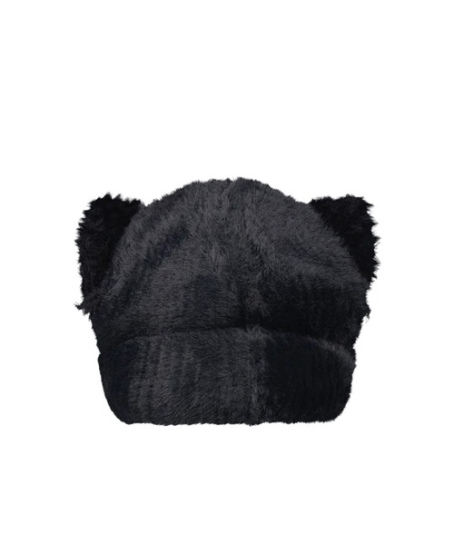 Charles Jeffrey Loverboy(チャールズジェフリーラバーボーイ)の「FLUFFY CHUNKY EARS BEANIE(ニットキャップ/ビーニー・レディース・ブラック/ピンク/ブラウン・ONE SIZE)」の5枚目の写真