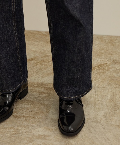 ROPE'（ロペ）の「ストレッチデニムストレートパンツ（デニムパンツ・レディース・ネイビー/ブルー・40/38/36）」の10枚目の写真