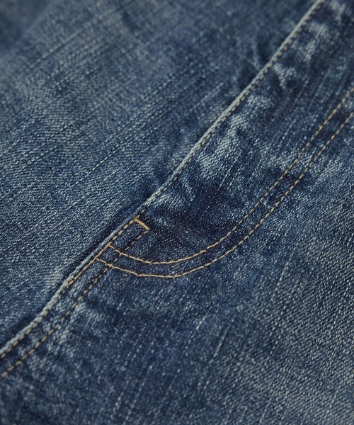 ROPE'（ロペ）の「ストレッチデニムストレートパンツ（デニムパンツ・レディース・ネイビー/ブルー・40/38/36）」の8枚目の写真