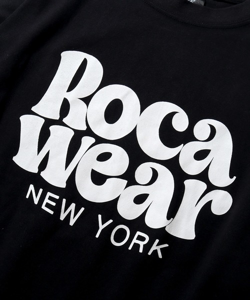 ROCAWEAR(ロカウェア)の「【ROCAWEAR/ロカウェア】ロゴプリント ロングスリーブTシャツ(Tシャツ/カットソー・メンズ・ブラック/スミクロ/ホワイト・XL/L/M)」の9枚目の写真