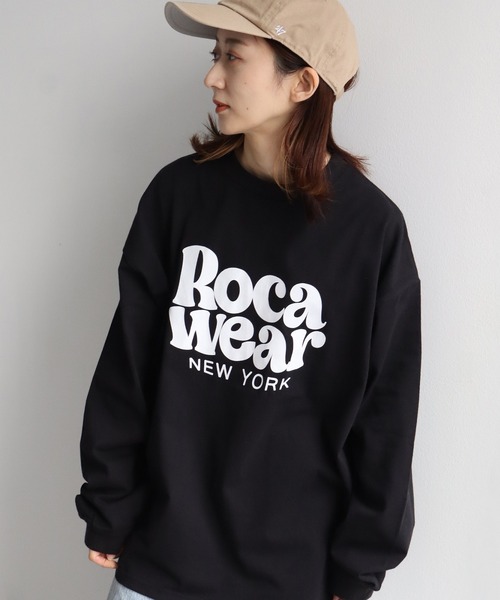 ROCAWEAR(ロカウェア)の「【ROCAWEAR/ロカウェア】ロゴプリント ロングスリーブTシャツ(Tシャツ/カットソー・メンズ・ブラック/スミクロ/ホワイト・XL/L/M)」の14枚目の写真
