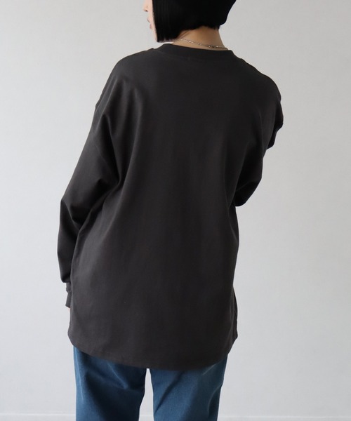 ROCAWEAR(ロカウェア)の「【ROCAWEAR/ロカウェア】ロゴプリント ロングスリーブTシャツ(Tシャツ/カットソー・メンズ・ブラック/スミクロ/ホワイト・XL/L/M)」の22枚目の写真