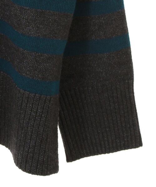 【セール】ケーブル×ボーダーニット（ニット/セーター）｜YECCA VECCA（イェッカヴェッカ）