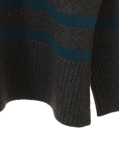 【セール】ケーブル×ボーダーニット（ニット/セーター）｜YECCA VECCA（イェッカヴェッカ）