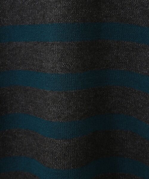 【セール】ケーブル×ボーダーニット（ニット/セーター）｜YECCA VECCA（イェッカヴェッカ）