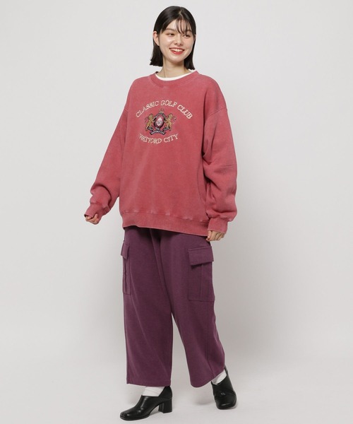 niko and（ニコアンド）の「アソートエンブレム裏毛プル