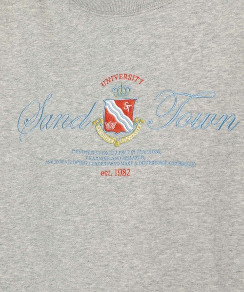 niko and...(ニコアンド)の「アソートエンブレム裏毛プルオーバー(スウェット・レディース・レッド/ネイビー/グレー・FREE)」の22枚目の写真