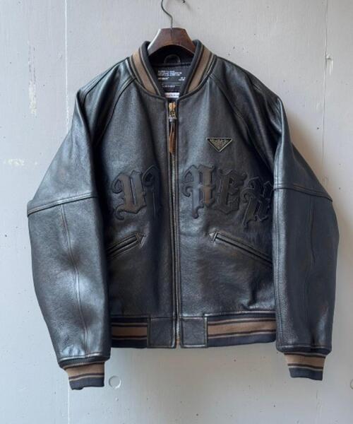 AVIREX（アヴィレックス）の「AVIREX x Children of the discordance / Second Edition / VARSITY LEATHER JACKET（ブルゾン・メンズ・ブラック・1/2/3）」の18枚目の写真