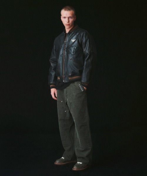 AVIREX（アヴィレックス）の「AVIREX x Children of the discordance / Second Edition / VARSITY LEATHER JACKET（ブルゾン・メンズ・ブラック・1/2/3）」の8枚目の写真