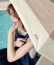 Java（ジャバ）の「《JaVaジャバコラボ》毎日のお出かけをもっと楽しく。PROTECT U バイカラー晴雨兼用折り畳み傘（折りたたみ傘）」