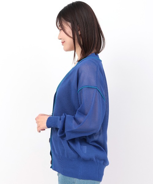 チチカカ（チチカカ）の「カラーリンキングシアーカーディガン（カーディガン/ボレロ・レディース・ベージュ/ブラック/ブルー・FREE）」の13枚目の写真