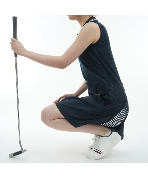 セール】ﾉｰｽﾘｰﾌﾞ ｺﾝﾋﾞｼｬﾂﾜﾝﾋﾟｰｽ（ワンピース）｜TOMMY HILFIGER GOLF