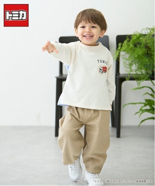 petit main(プティマイン)の「カーブシルエットストレッチパンツ(その他パンツ・キッズ・チャコール/ネイビー/ベージュ・100cm/110cm/80cm/130cm/120cm/90cm)」の18枚目の写真