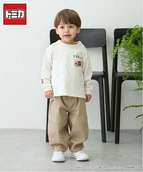 petit main(プティマイン)の「カーブシルエットストレッチパンツ(その他パンツ・キッズ・チャコール/ネイビー/ベージュ・100cm/110cm/80cm/130cm/120cm/90cm)」の17枚目の写真