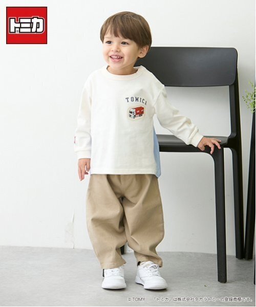 petit main(プティマイン)の「カーブシルエットストレッチパンツ(その他パンツ・キッズ・チャコール/ネイビー/ベージュ・100cm/110cm/80cm/130cm/120cm/90cm)」の16枚目の写真