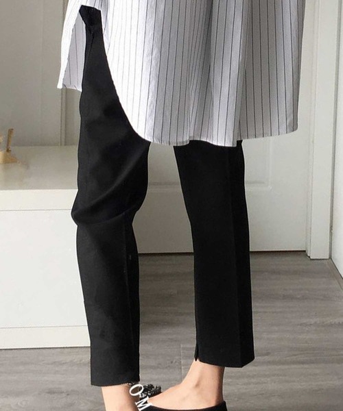 CADBURY(キャドバリー)の「センタープレスシガレットパンツ(その他パンツ・レディース・ブラック/ベージュ・SMALL/MEDIUM/LARGE/X-LARGE)」の6枚目の写真