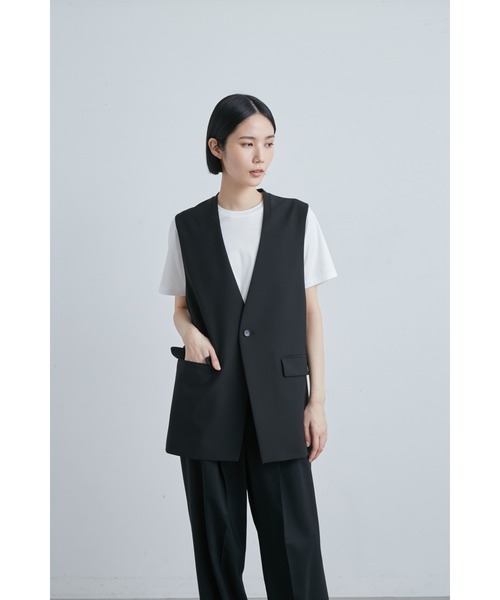 MIESROHE（ミースロエ）の「ボクシーロングベスト（ベスト）」 - WEAR