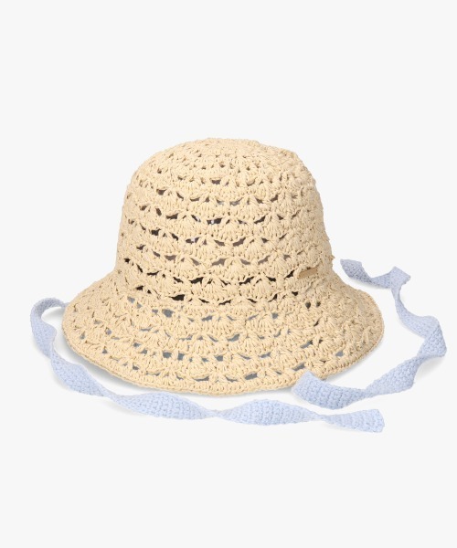 kaorinomori(カオリノモリ)の「kaorinomori ローハット プープー / カオリノモリ(ハット・レディース・ベージュ/ピンク/アイボリー・M/57.5cm)」の8枚目の写真