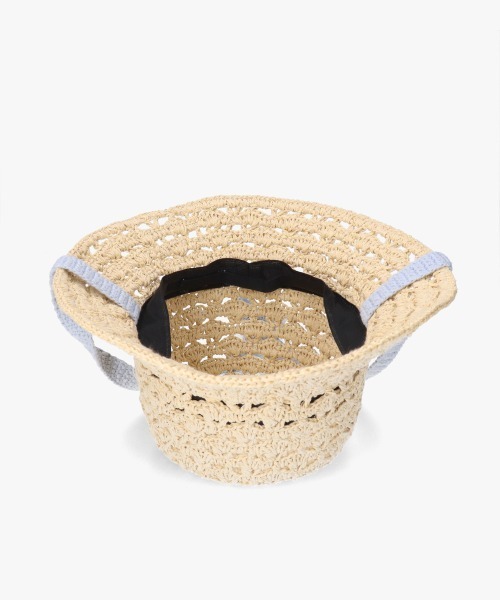 kaorinomori(カオリノモリ)の「kaorinomori ローハット プープー / カオリノモリ(ハット・レディース・ベージュ/ピンク/アイボリー・M/57.5cm)」の16枚目の写真