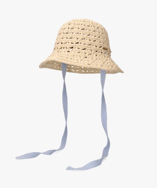 kaorinomori(カオリノモリ)の「kaorinomori ローハット プープー / カオリノモリ(ハット・レディース・ベージュ/ピンク/アイボリー・M/57.5cm)」の18枚目の写真