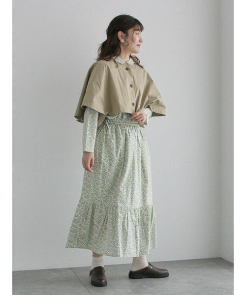 TSUHARU by Samansa Mos2（ツハルバイサマンサモスモス）の「【LIBERTY FABRICS】Colleen’s Orchard柄スカート（スカート・レディース・ピンク/イエロー・F）」の15枚目の写真
