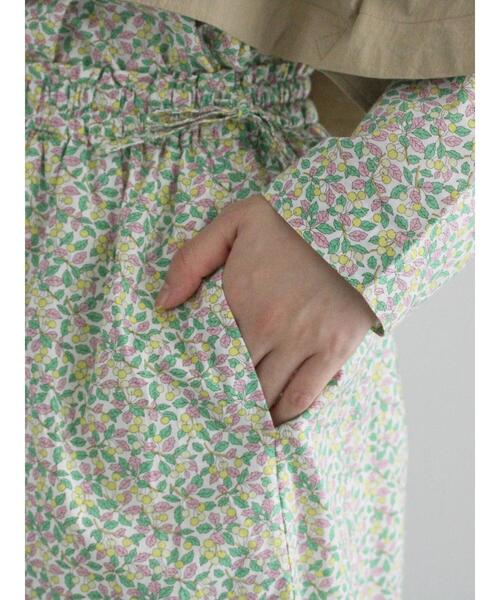 TSUHARU by Samansa Mos2（ツハルバイサマンサモスモス）の「【LIBERTY FABRICS】Colleen’s Orchard柄スカート（スカート・レディース・ピンク/イエロー・F）」の21枚目の写真