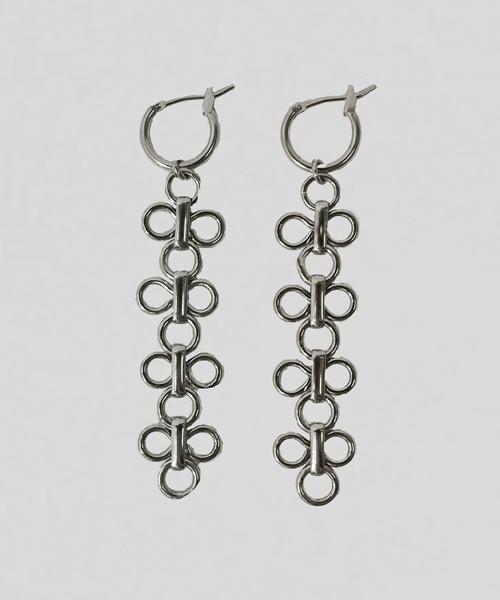 kiehtova（キエトヴァ）の「【kiehtova】FLOUR CHAIN PIERCE/フラワーチェーンピアス KT17（ピアス（両耳用）・レディース・ゴールド/シルバー・FREE）」の2枚目の写真