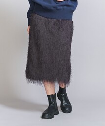 BEAUTY&YOUTH UNITED ARROWS（ビューティーアンドユースユナイテッドアローズ）の「ポリエステル フリンジスカート（スカート・レディース）」