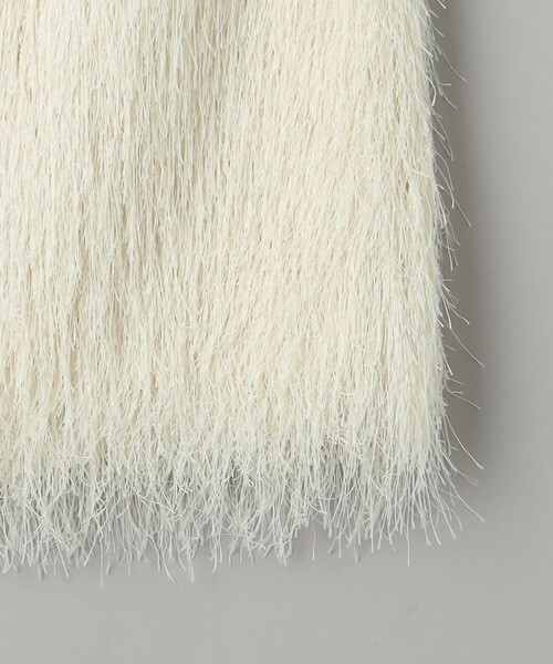 BEAUTY&YOUTH UNITED ARROWS（ビューティーアンドユースユナイテッドアローズ）の「ポリエステル フリンジスカート（スカート・レディース・ダークグレー/オフホワイト・S/M）」の17枚目の写真