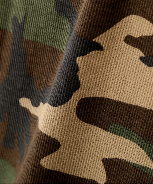 AVIREX（アヴィレックス）の「《WEB限定》DAILY RIB LONG SLEEVE HENLEY NECK T-SHIRT "CAMOUFLAGE" / リブ ヘンリーネック 長袖Tシャツ "カモフラージュ" デイリーウェア / AVIREX / アヴィレックス（Tシャツ/カットソー・メンズ・グレー系カモフラージュ/グリーン系カモフラージュ・SMALL/MEDIUM/LARGE/X-LARGE）」の6枚目の写真