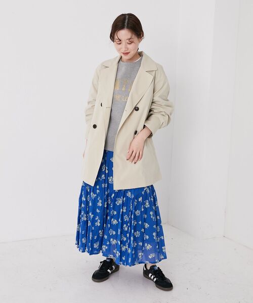 le.coeur blanc（ルクールブラン）の「ボリュームスリーブライトトレンチコート（トレンチコート・レディース・ベージュ/ライトベージュ・38）」の15枚目の写真