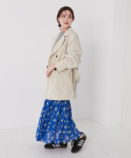 le.coeur blanc（ルクールブラン）の「ボリュームスリーブライトトレンチコート（トレンチコート・レディース・ベージュ/ライトベージュ・38）」の16枚目の写真