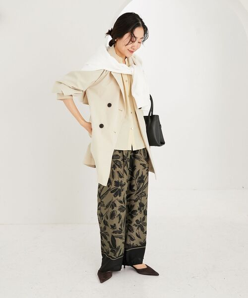 le.coeur blanc（ルクールブラン）の「ボリュームスリーブライトトレンチコート（トレンチコート・レディース・ベージュ/ライトベージュ・38）」の18枚目の写真