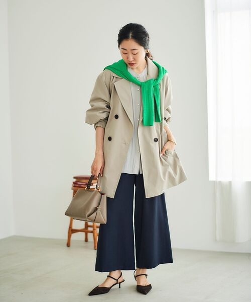 le.coeur blanc（ルクールブラン）の「ボリュームスリーブライトトレンチコート（トレンチコート・レディース・ベージュ/ライトベージュ・38）」の22枚目の写真