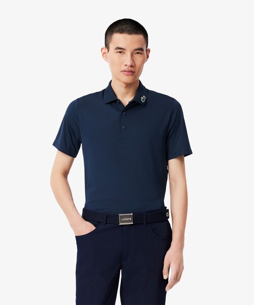 カラーワニロゴパッチゴルフポロシャツ（ポロシャツ）｜LACOSTE