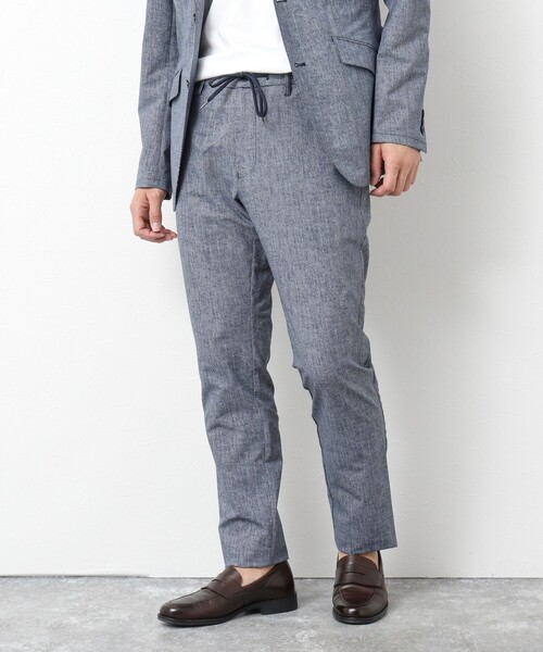 NOLLEY’S(ノーリーズ)の「《ビジカジ/セットアップ対応》COOL DOTS/クールドッツ イージーPT 25SS(その他パンツ・メンズ・チャコールグレー/ブルー/インディゴブルー/ネイビー・XL/L/M/S)」の4枚目の写真