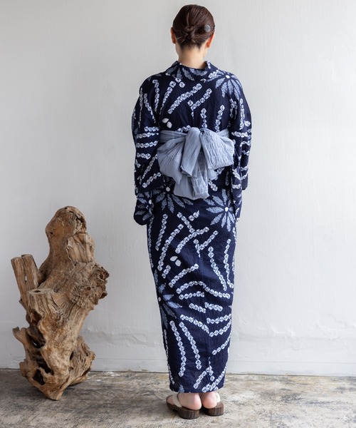 【浴衣】有松絞り二部式70301 浴衣】有松絞り二部式70301 浴衣 有松絞り浴衣2点セット