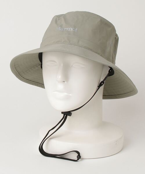 美品 22SS サカイ サファリハット ダブルブリム ベージュ ロゴ刺繍 1 Marmot】GTX Classic Logo safari Hat GTX クラシックロゴサファリ
