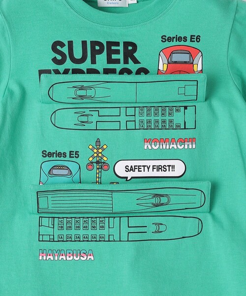 セール】SHIPS Colors:80～130cm / JR 新幹線 TEE◇（Tシャツ