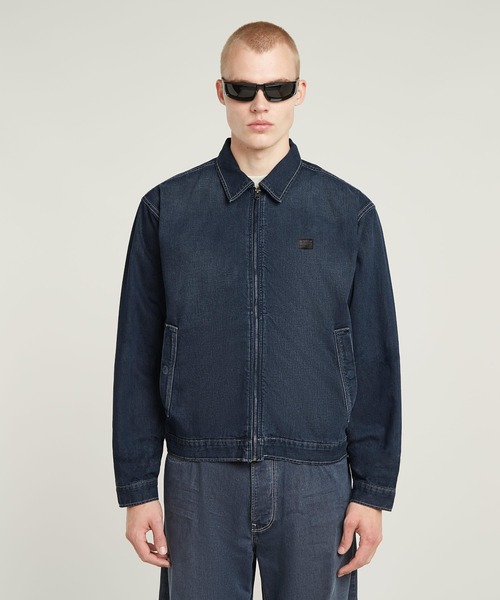 セール】COACH JACKET/ヴィンテージライクデニムコーチジャケット