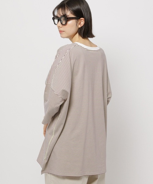 niko and...（ニコアンド）の「COLORマイスターサラットTシャツ（Tシャツ/カットソー・レディース・ネイビー/オフホワイト/イエロー/ブラック・LARGE/MEDIUM）」の14枚目の写真