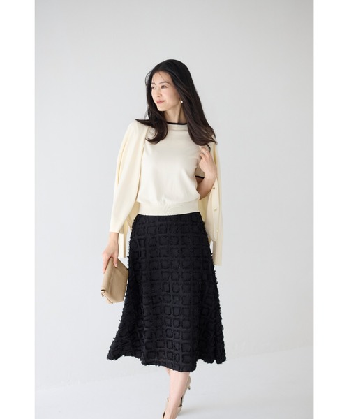 M.deux(エムドゥ)の「シルキータッチサマーニット(ニット/セーター・レディース・ブラック/その他/グレー/その他1/ベージュ・MEDIUM)」の20枚目の写真