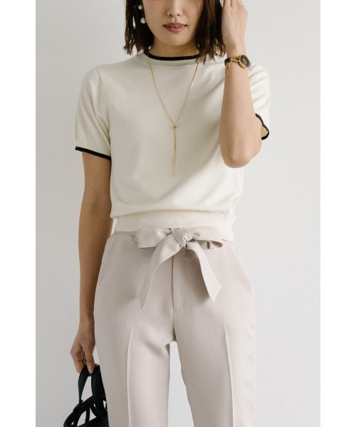 M.deux(エムドゥ)の「シルキータッチサマーニット(ニット/セーター・レディース・ブラック/その他/グレー/その他1/ベージュ・MEDIUM)」の19枚目の写真