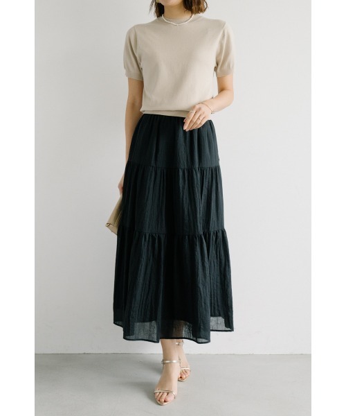 M.deux(エムドゥ)の「シルキータッチサマーニット(ニット/セーター・レディース・ブラック/その他/グレー/その他1/ベージュ・MEDIUM)」の16枚目の写真