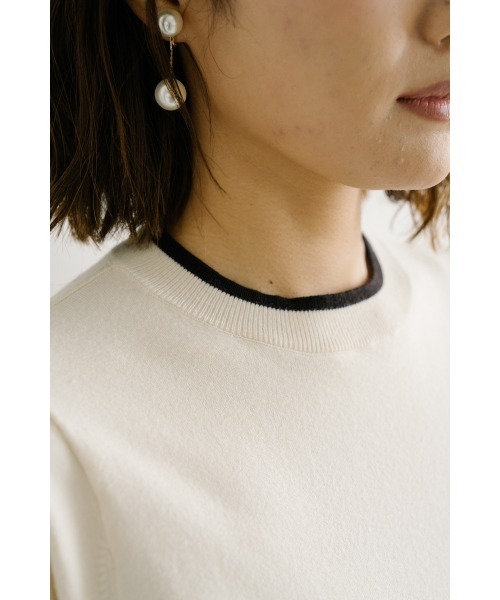 M.deux(エムドゥ)の「シルキータッチサマーニット(ニット/セーター・レディース・ブラック/その他/グレー/その他1/ベージュ・MEDIUM)」の10枚目の写真