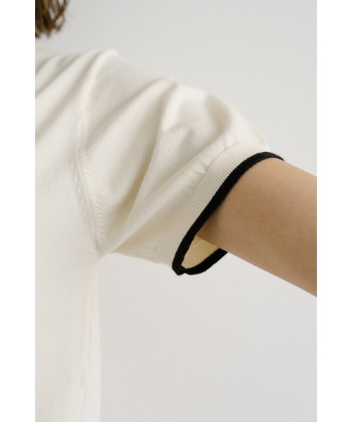 M.deux(エムドゥ)の「シルキータッチサマーニット(ニット/セーター・レディース・ブラック/その他/グレー/その他1/ベージュ・MEDIUM)」の9枚目の写真