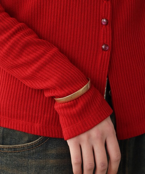 ROOPTOKYO（ループトウキョウ）の「CHI SELECT/カイセレクト 多デザイン 独自マット加工 ブレスレット chi-bangle-1 U（ブレスレット・レディース・ゴールド系/シルバー系・FREE）」の9枚目の写真