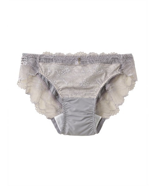 tutuanna（チュチュアンナ）の「[特盛ブラ]シャルマンノワールサニタリーショーツ（ショーツ・レディース・ダークパープル/ダークブラック/グリーン系4/ピンク/ライトグレー・M/L）」の3枚目の写真