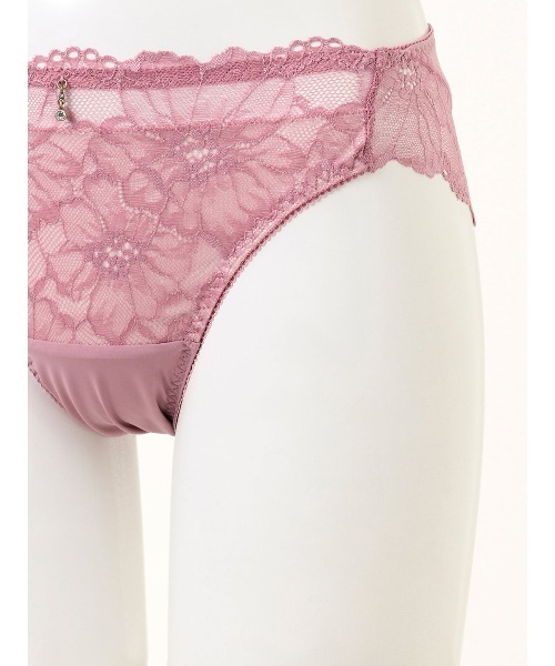 tutuanna（チュチュアンナ）の「[特盛ブラ]シャルマンノワールサニタリーショーツ（ショーツ・レディース・ダークパープル/ダークブラック/グリーン系4/ピンク/ライトグレー・M/L）」の8枚目の写真